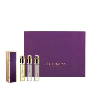 Electimuss Nero Collection Travel Set Atomiser With Travel Spray Refills 3x10 ML